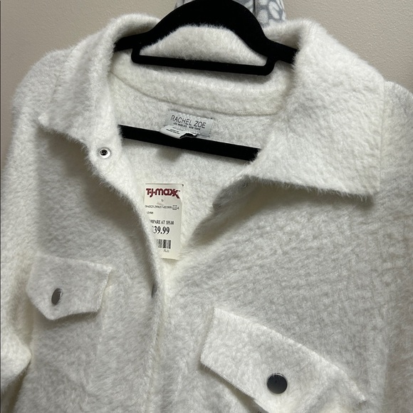 Rachel Zoe Cream Teddy Jacket - Picture 3 of 4